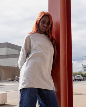 Mid length oversized top