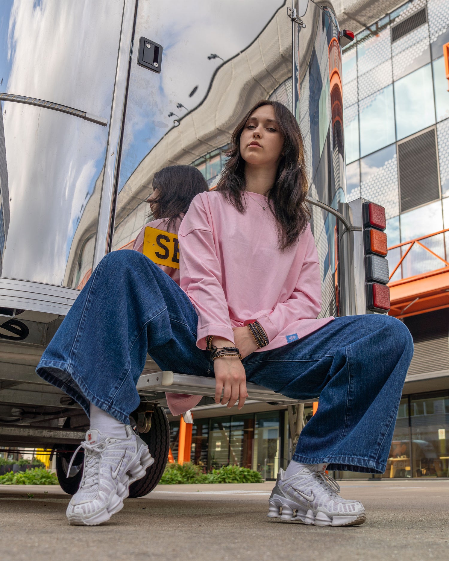 Long length oversized top