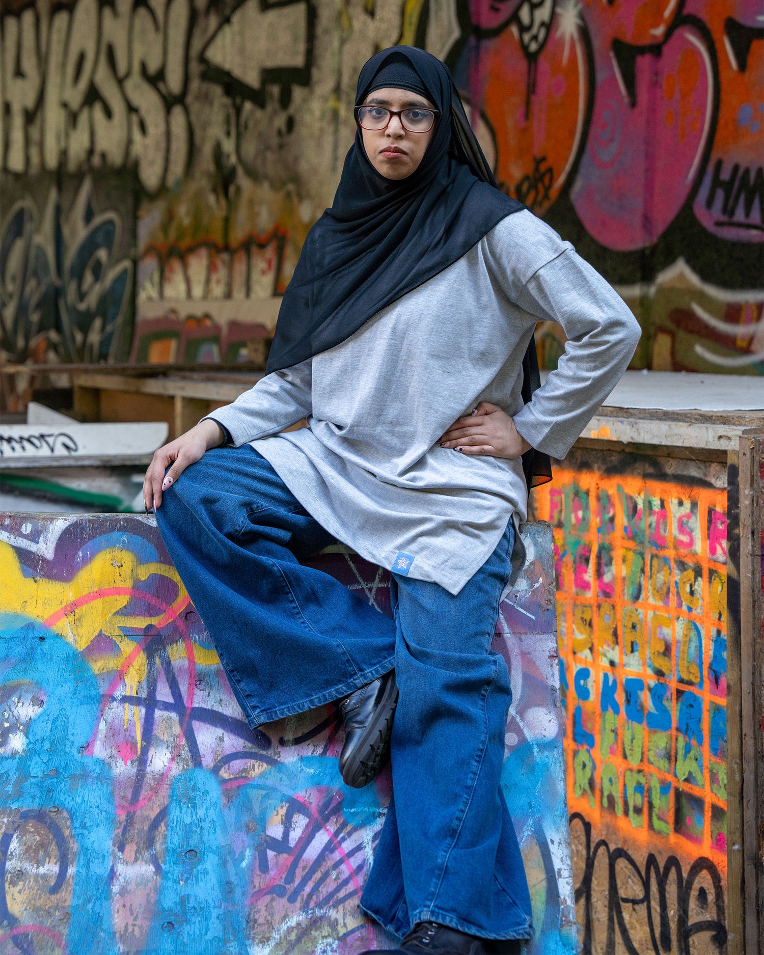 Long length oversized top