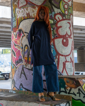 Long length oversized top