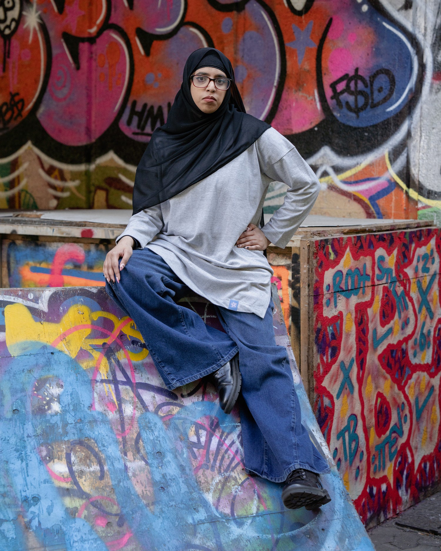 Long length oversized top