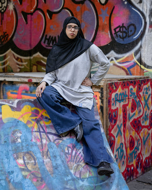 Long length oversized top