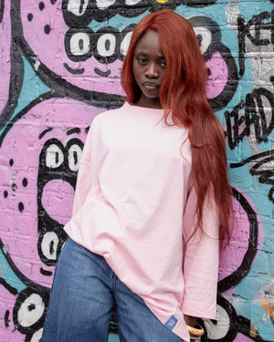Mid length oversized top