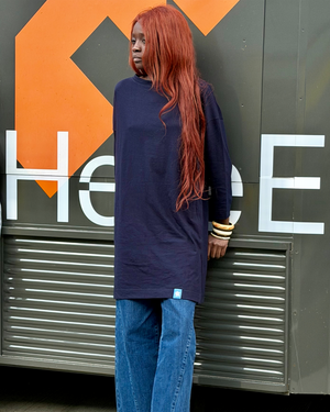 Long length oversized top