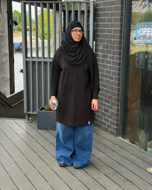 Long length oversized top